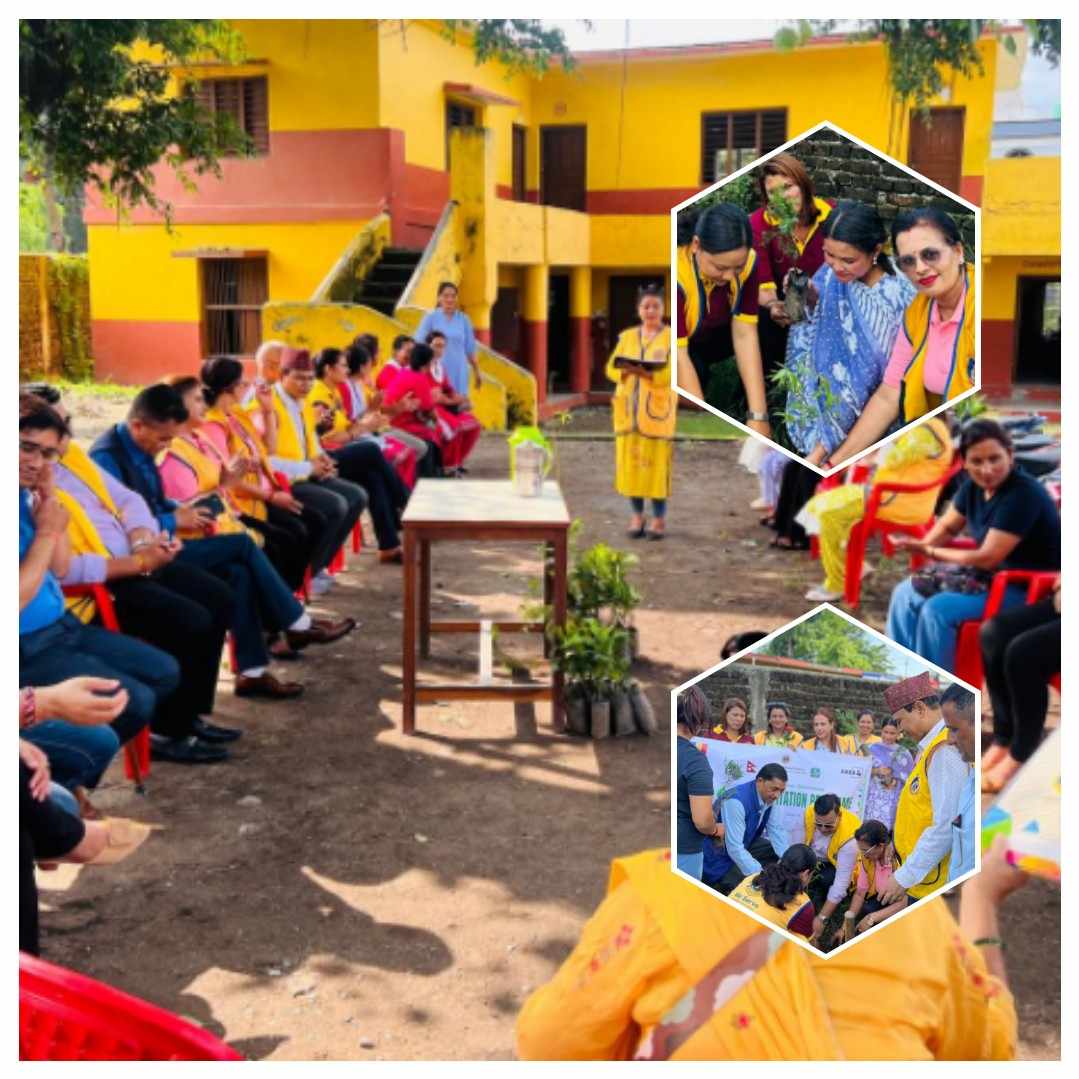 लायन्स क्लब शंकरनगर बाटिका र मेरिगोल्डको संयुक्त बृक्षरोपण