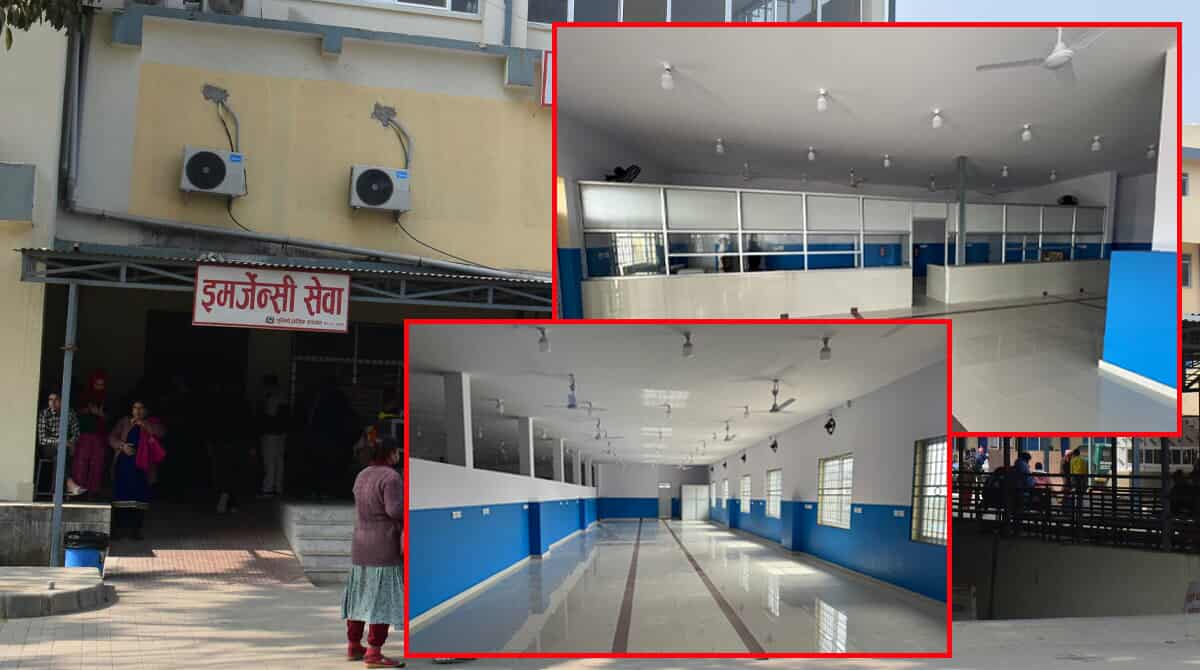 लुम्बिनी प्रादेशिक अस्पतालको आकस्मिक कक्षमा मेडिकल वार्ड बिस्तार गरिँदै