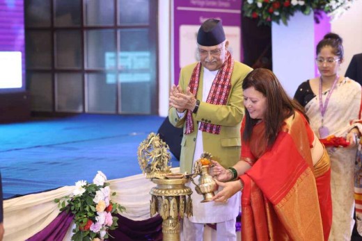 अन्तर्राष्ट्रिय महिला नेतृत्व सम्मेलन : उद्यमशीलताबाट समृद्धि हासिल गर्नुपर्छ प्रधानमन्त्री ओली 