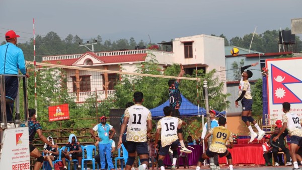 मदन भण्डारी कप अन्तर्राष्ट्रिय भलिबल : नेपाल पुलिस, खैरा र सभापोखरी सेमिफाइनलमा 
