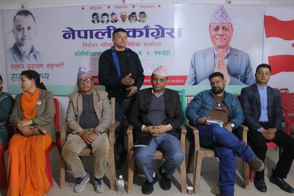 व्यवसायी देखि उम्मेदवार सम्म शर्मा : किराना व्यवसायीसंग अन्तक्रिया