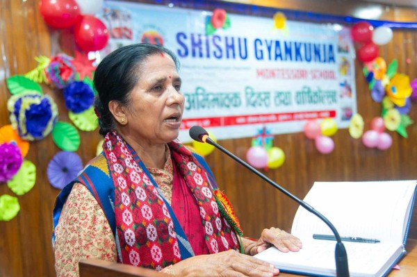 बालबालिकाको भविष्य निर्धारणको मुख्य आधार मन्टेश्वरी : उपप्रमुख अर्याल