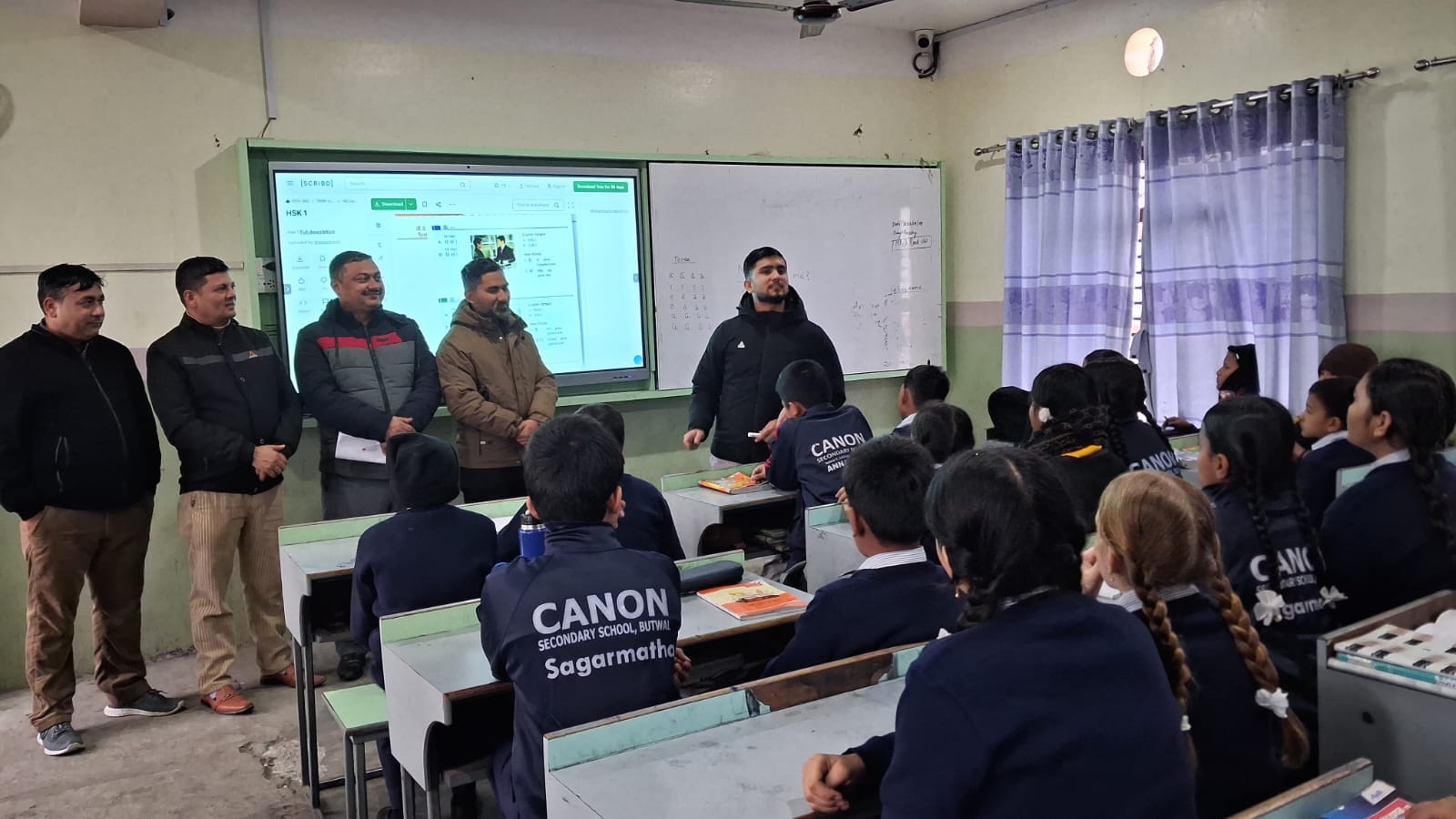 क्याननमा चिनिँया भाषाको कक्षा सुरु, छिट्टै संस्कृत भाषामा पनि पढाई हुने