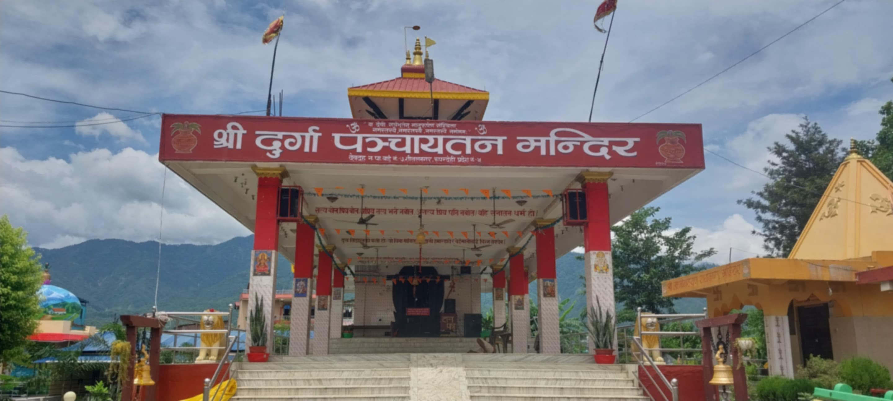 देवदहमा आकर्षक बाल गोपाल सिस महल निर्माण