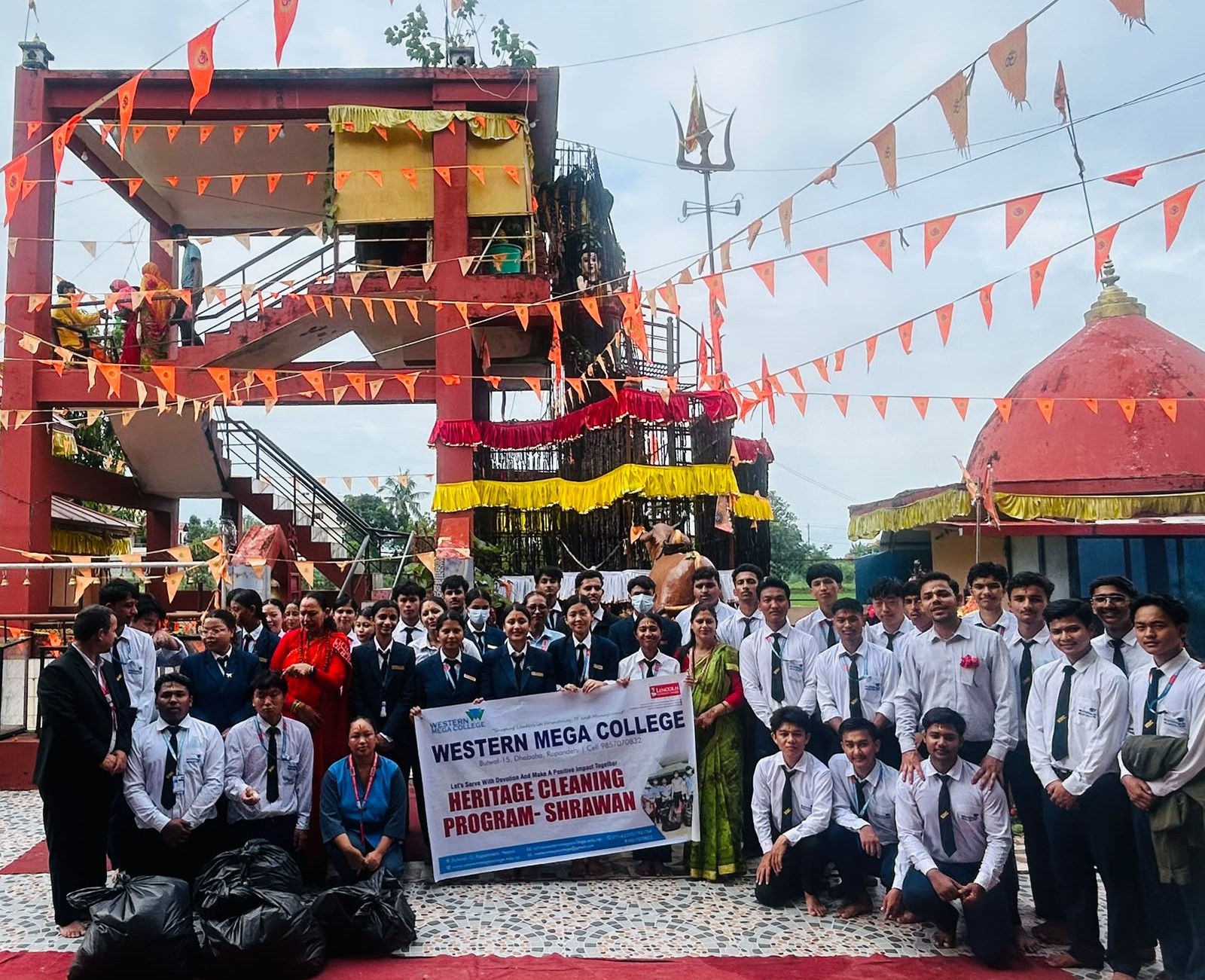 वेस्टर्न मेगा कलेजद्वारा मुक्तिनाथ बाबा धाममा सरसफाई सम्पन्न